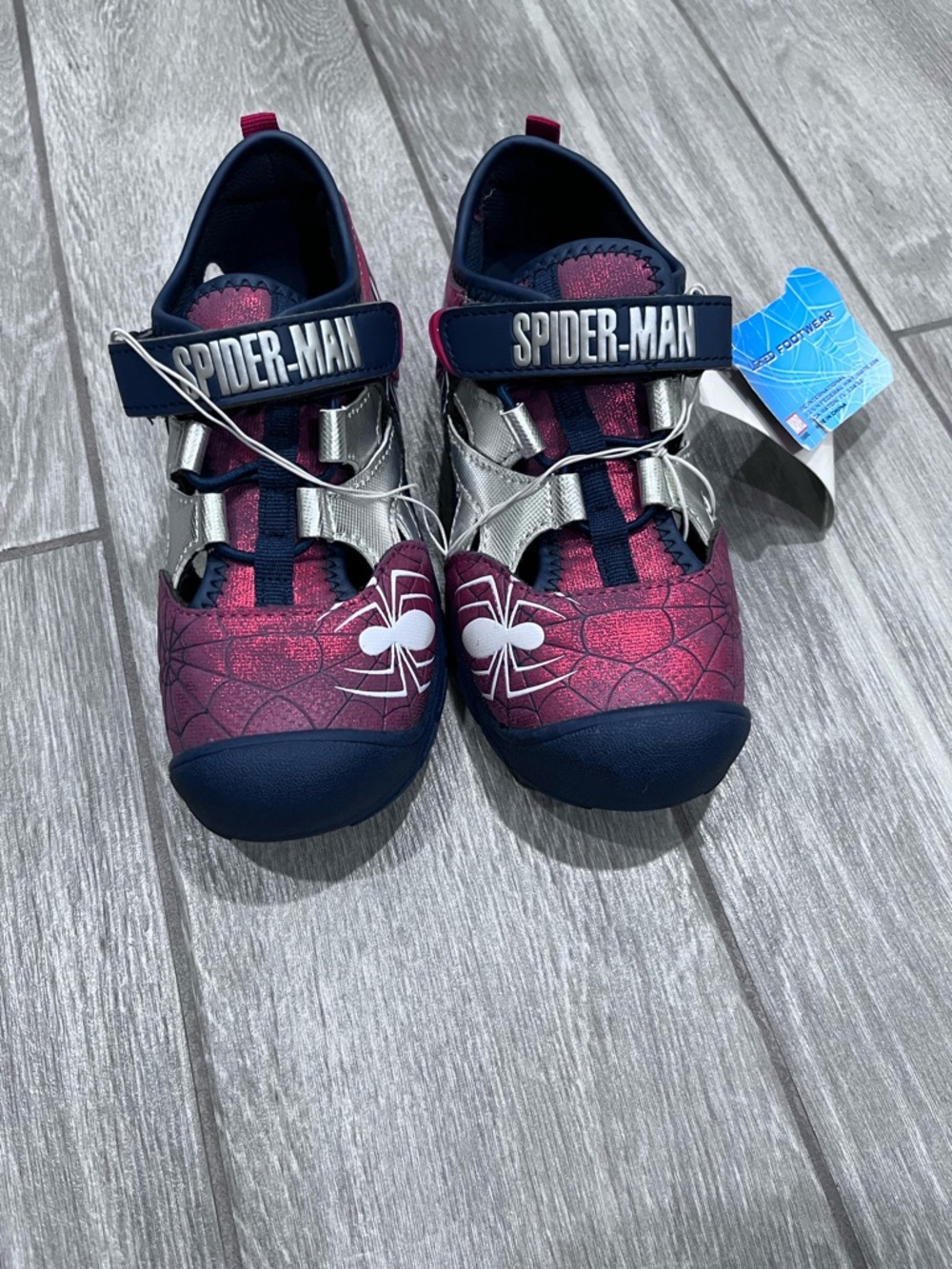Spiderman Kids' Navy and Red Athletic Shoes